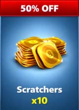 آفر 10Scratchers SELECT SUPPLIES  ایت بال پول