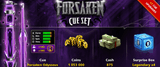 آفر 19.99 دلاری FORSAKEN Cue Set ایت بال پول