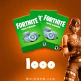 گیفت کارت ۱۰۰۰ ویباکس (V-BUCKs) فورتنایت (Fortnite)
