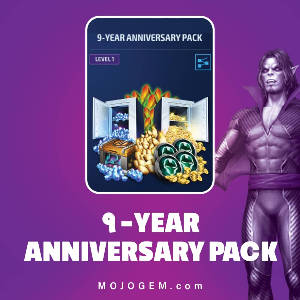 آفر 9-YEAR ANNIVERSARY PACK مارول فیوچر فایت