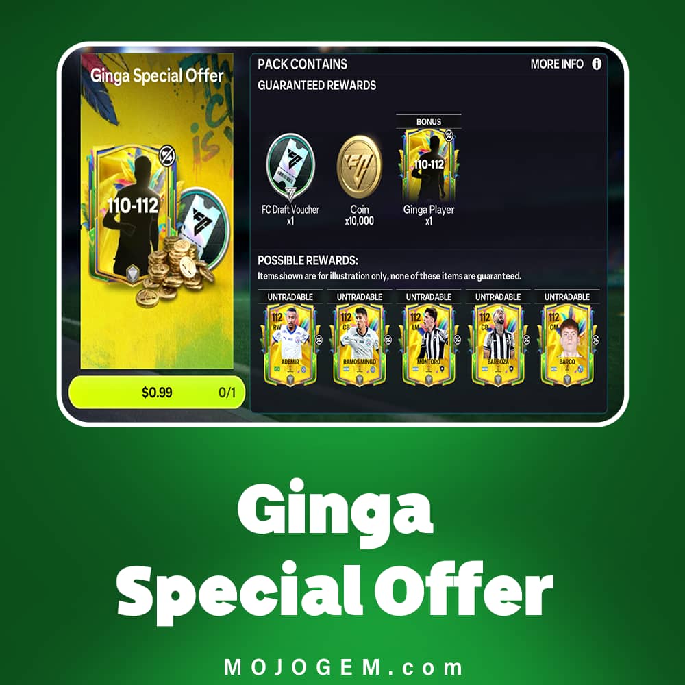 آفر Ginga Special اف سی موبایل (FC Mobile)