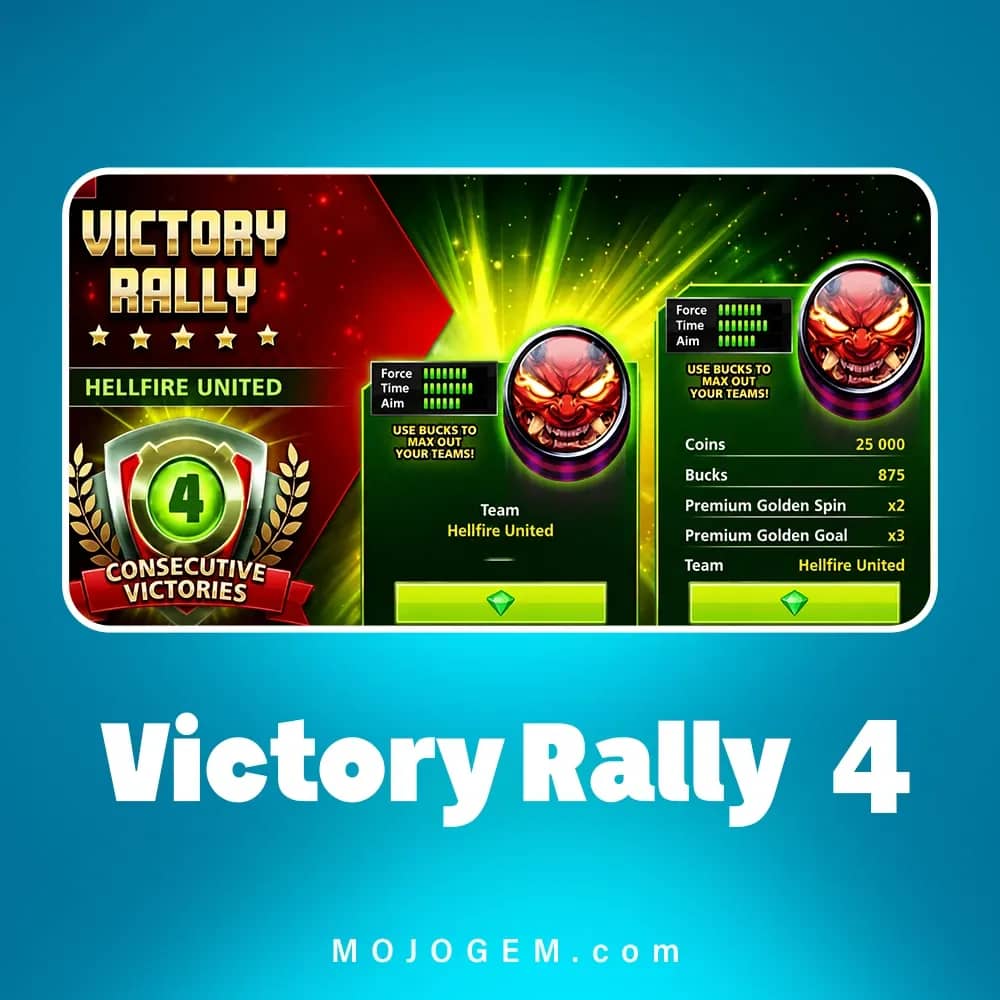مهره Victory Rally (4) ساکر استارز (6200 دلار و مهره)