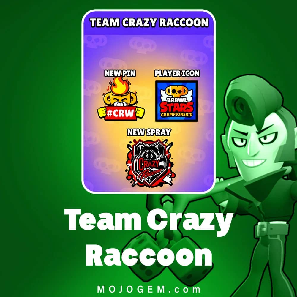 آفر TEAM CRAZY RACCOON براول استارز