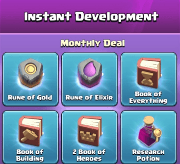 آفر 21.99 دلاری INstaNt DevelopMeNt کلش اف کلنز