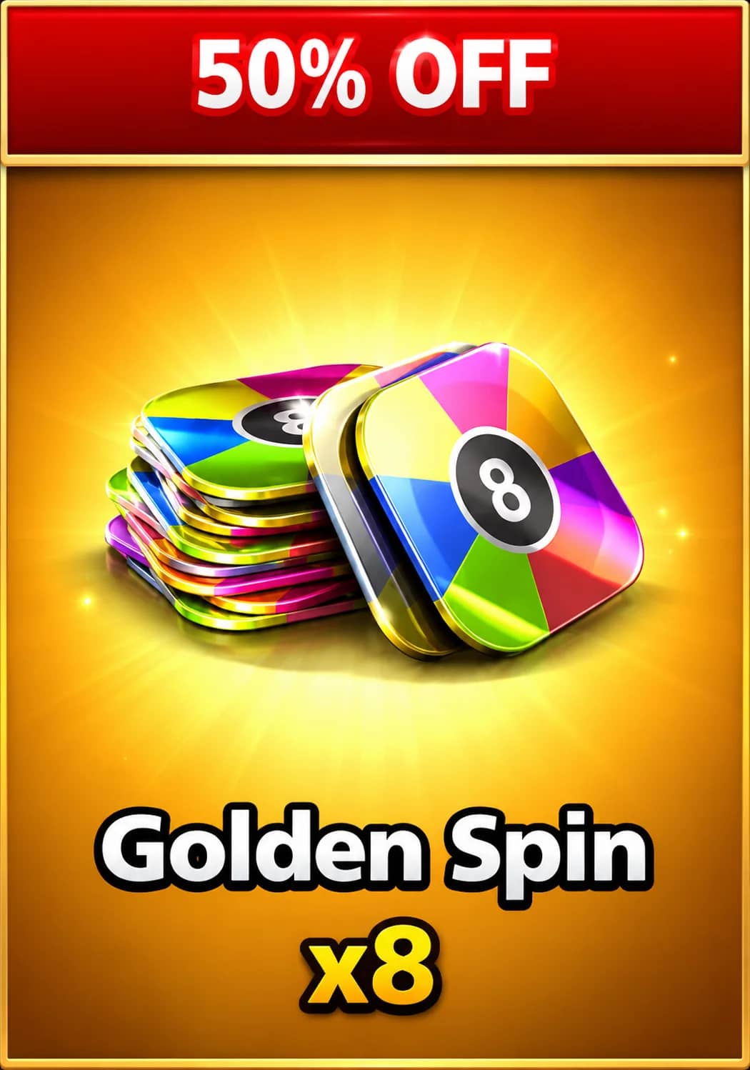 آفر 8Golden Spin Select SUPPLIES  ایت بال پول