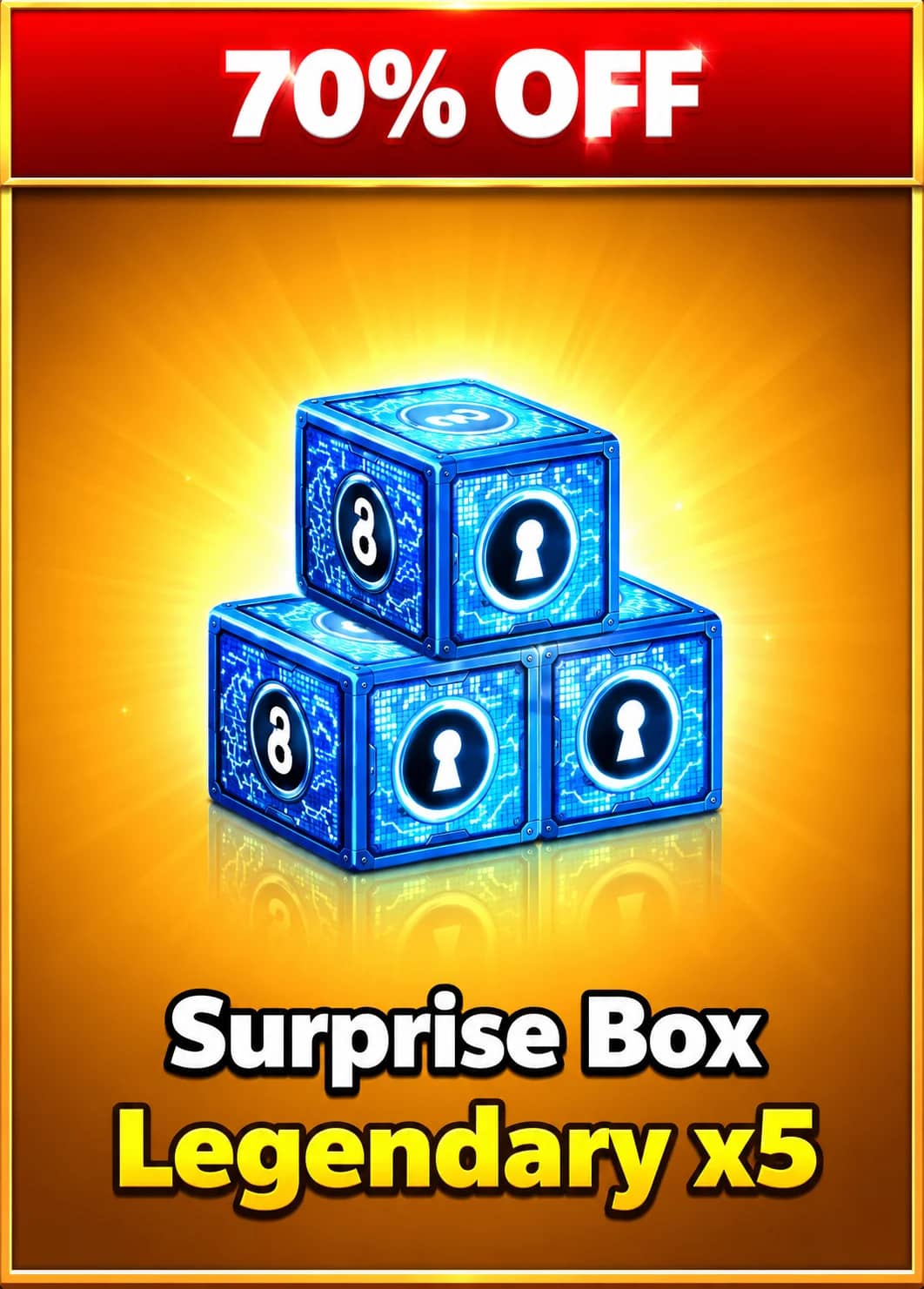 آفر 5Surprise Box Legendary  ایت بال پول