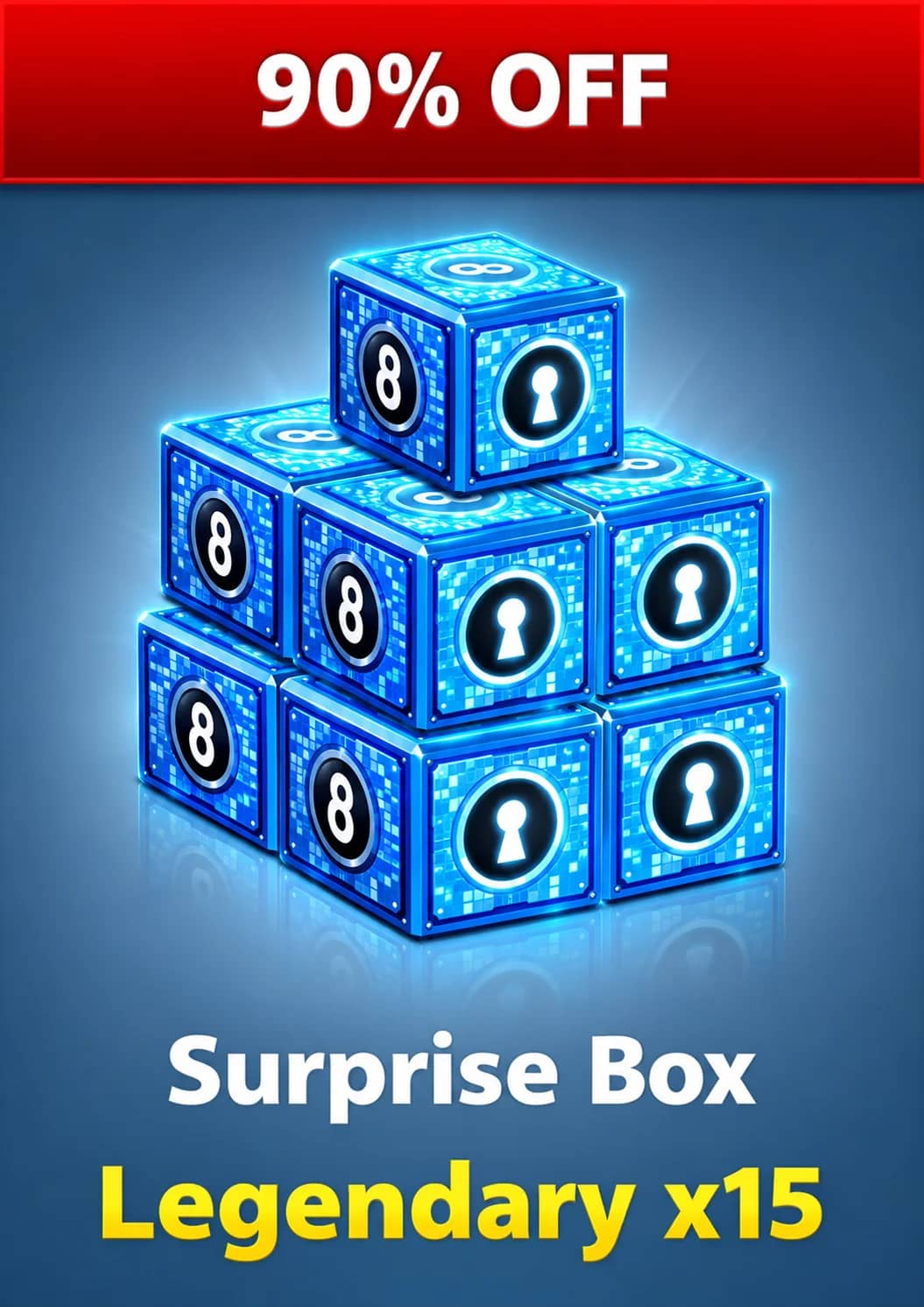 آفر 15Surprise Box Legendary ایت بال پول