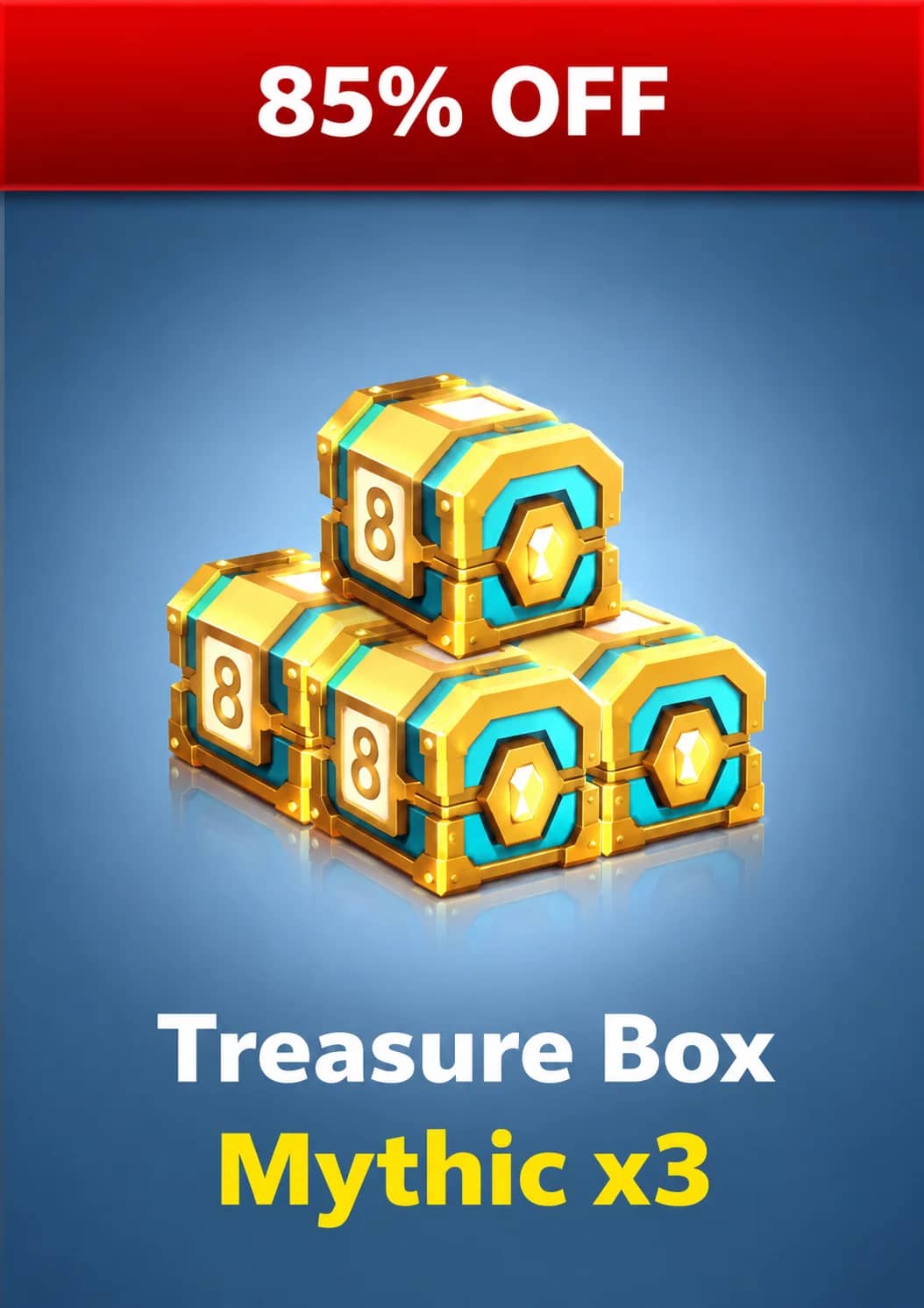 آفر 3Treasure Box Mythic  ایت بال پول