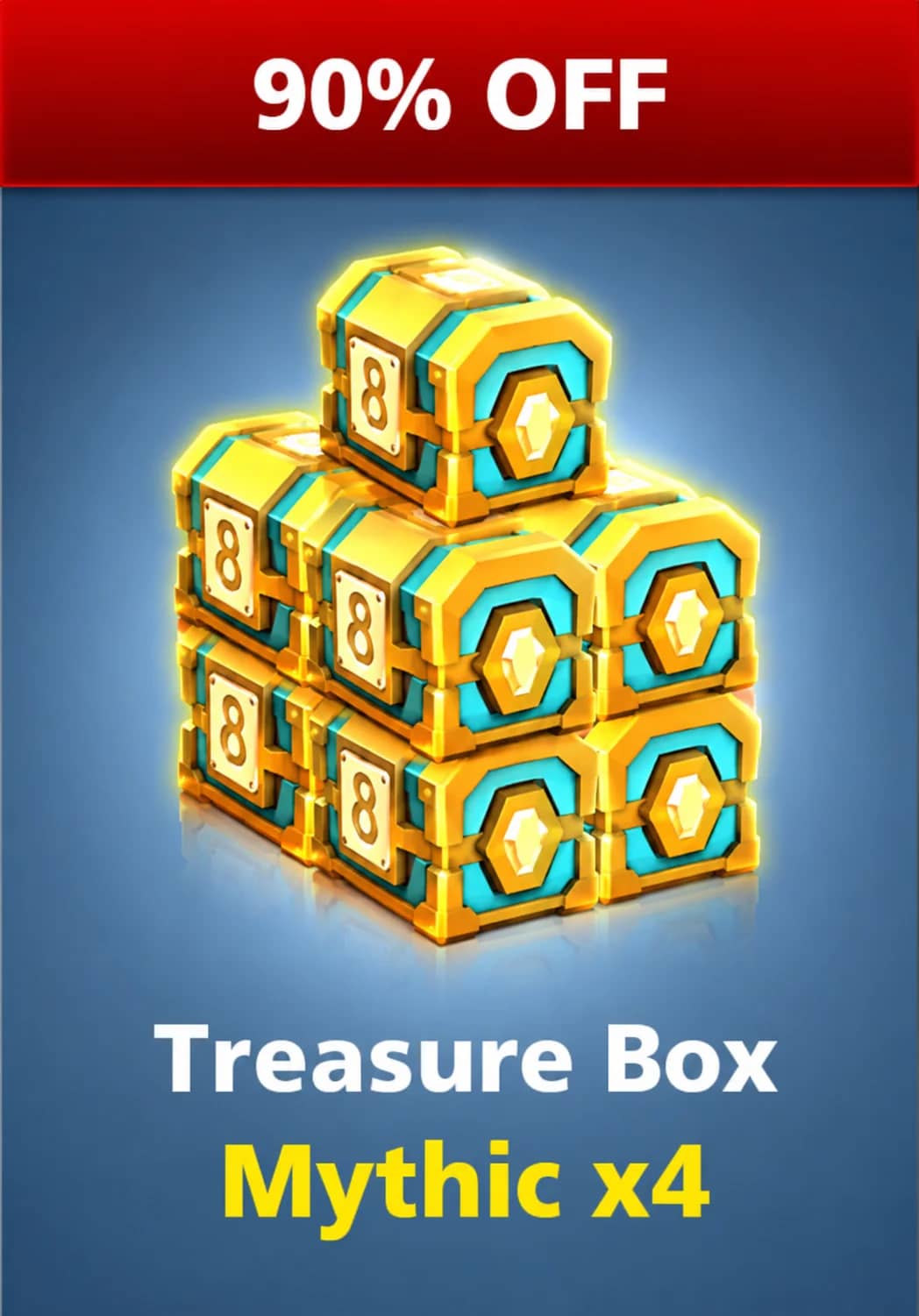 آفر 4Treasure Box Mythic  ایت بال پول