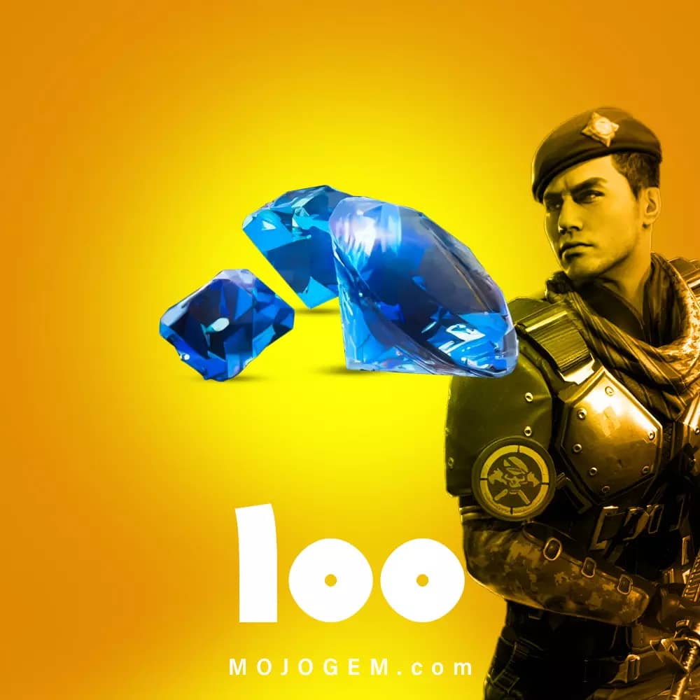 بسته 100 جم (الماس) فری فایر (Free Fire)