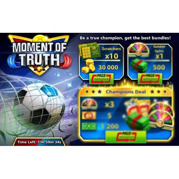 ایونت Moment of Truth ساکر استارز (شامل 10 اسکرچر و 30 هزار سکه)