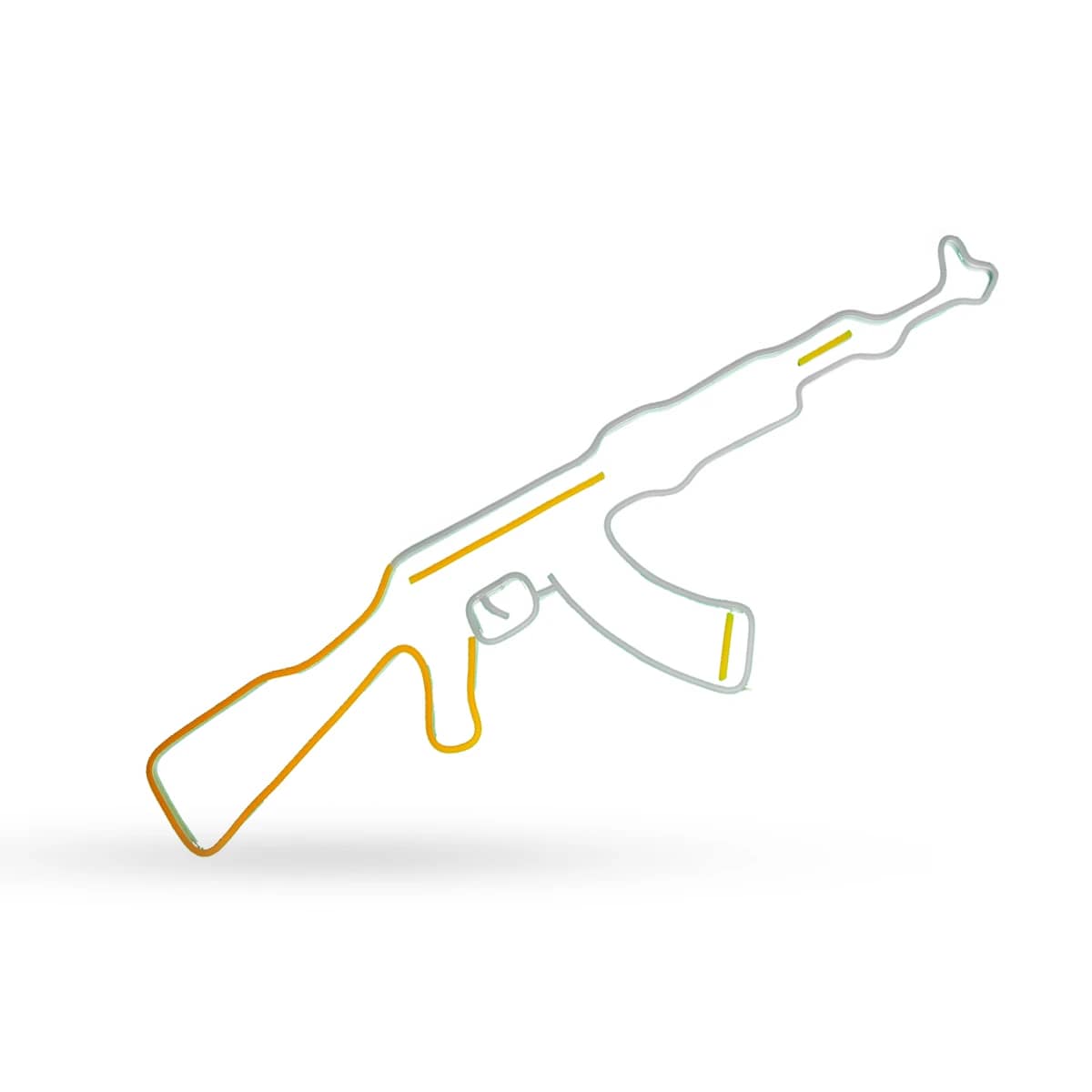 آیکون لایت طرح کلاشینکف (AK-47)