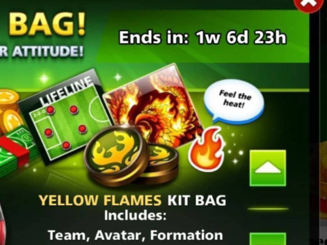 مهره YELLOW ساکر استارز (فقط لاگین فیسبوک یا مینی کلیپ)