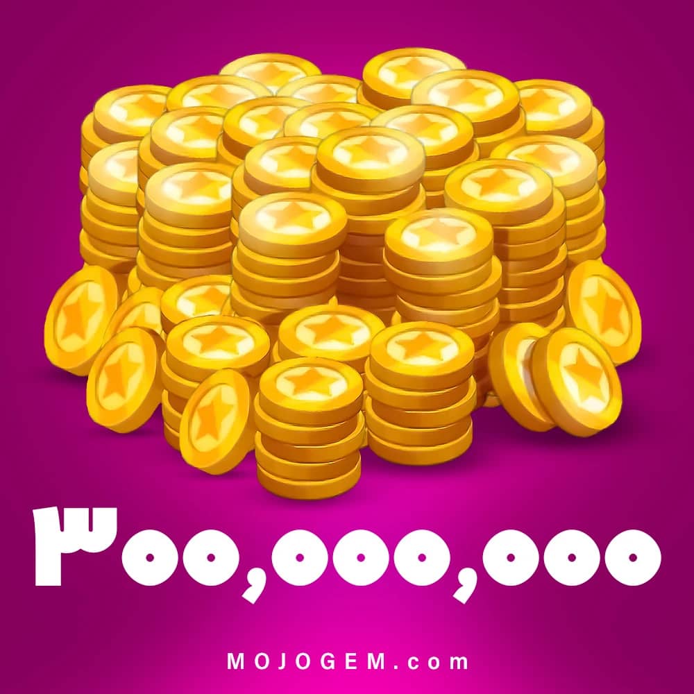 300,000,000 سکه ساکر استارز