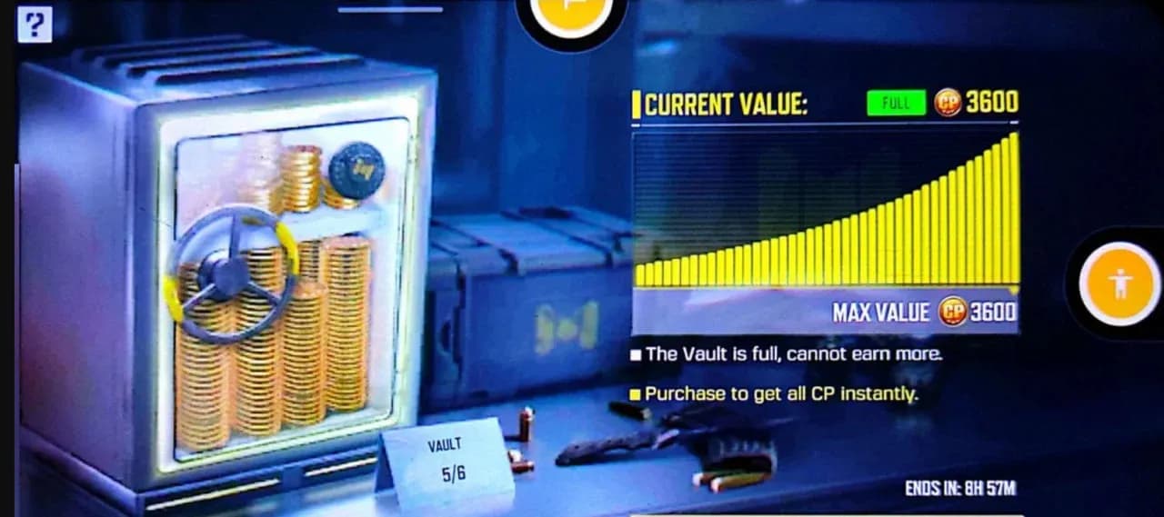 آفر 29.99 دلاری VAULT کالاف دیوتی موبایل