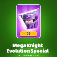 آفر 5.99 دلاری Mega Knight Evolution کلش رویال (Clash Royale)