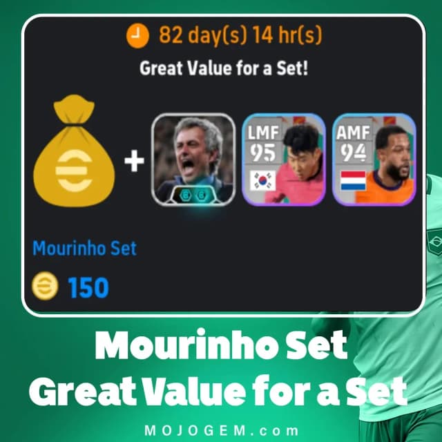 خرید آفر Mourinho Set: Great Value for a Set پی اس موبایل (PES Mobile)