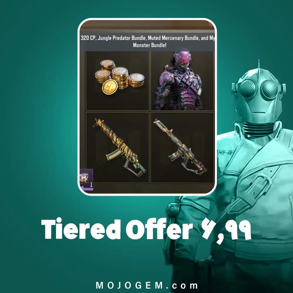 آفر 6.99 دلاری Tiered Offers کالاف دیوتی موبایل