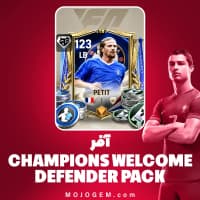 آفر 4.99 دلاری Champions Welcome Defender Pack اف سی موبایل (FC Mobile)
