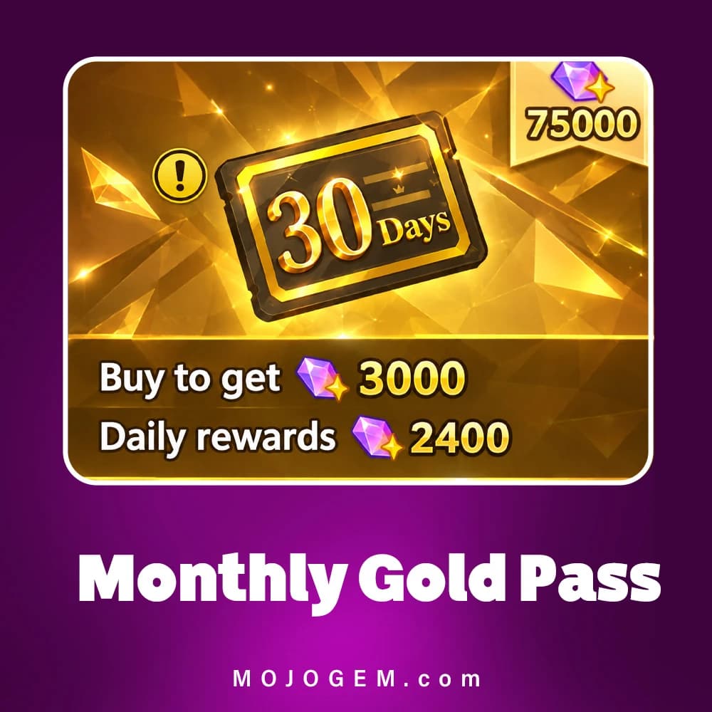 بسته Monthly Gold Pass لردز موبایل (Lords Mobile)