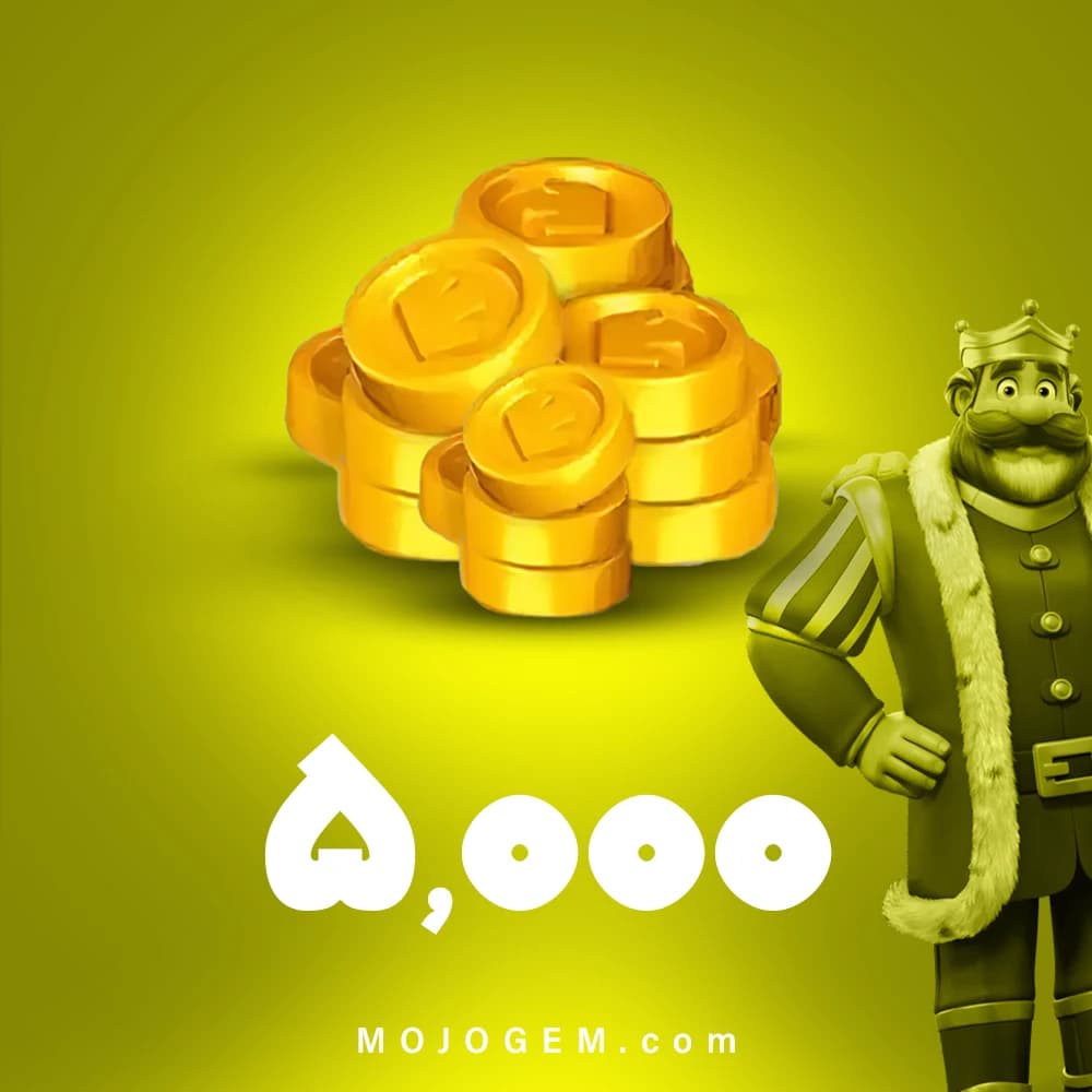 بسته 5,000 سکه رویال مچ (Royal Match)