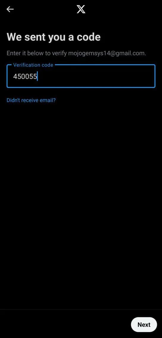 آموزش ساخت اکانت X