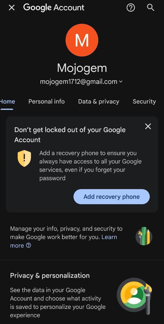 آموزش دریافت کد بکاپ گوگل