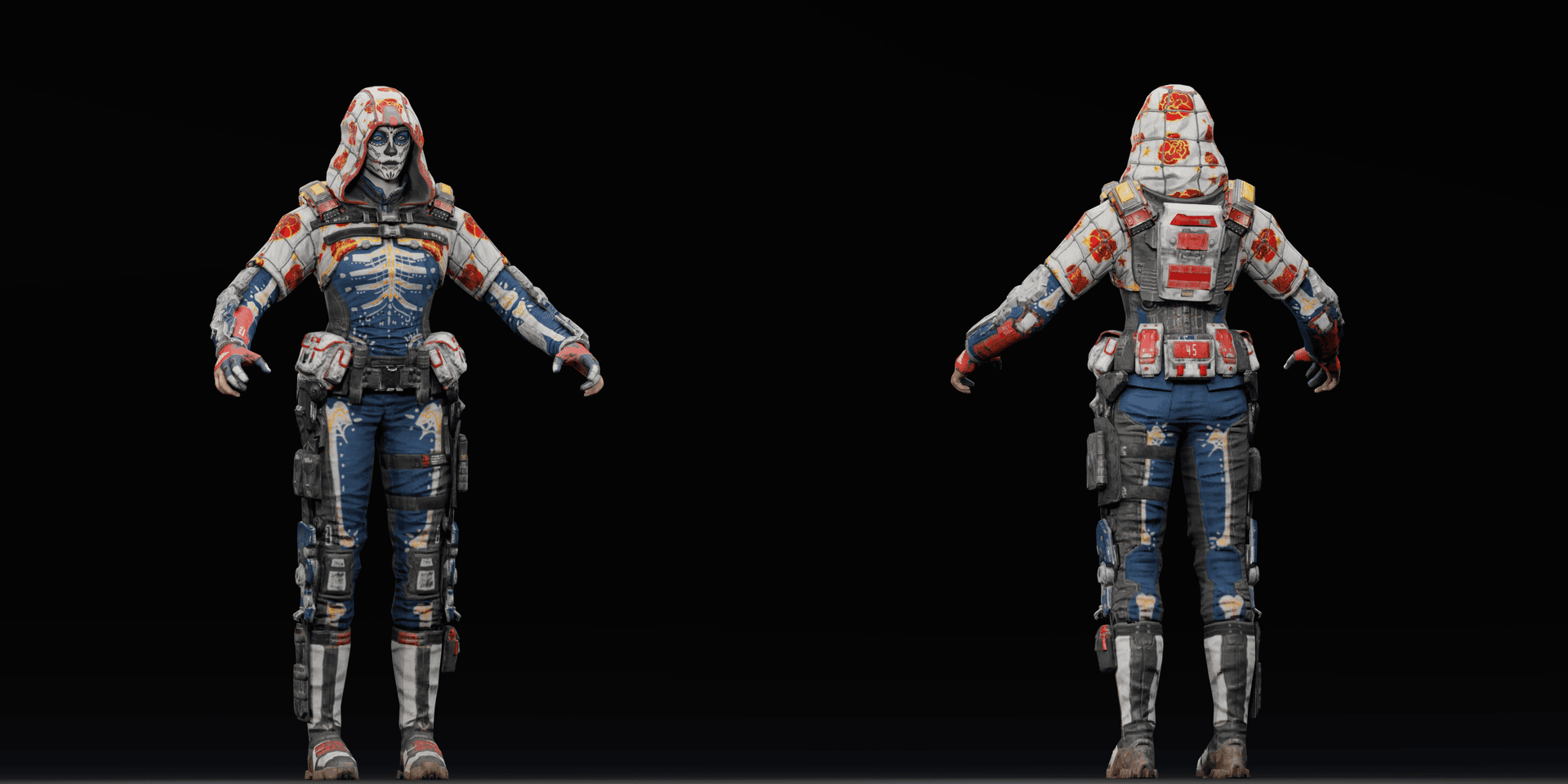 اسکین Outrider – Skeleton کالاف دیوتی موبایل