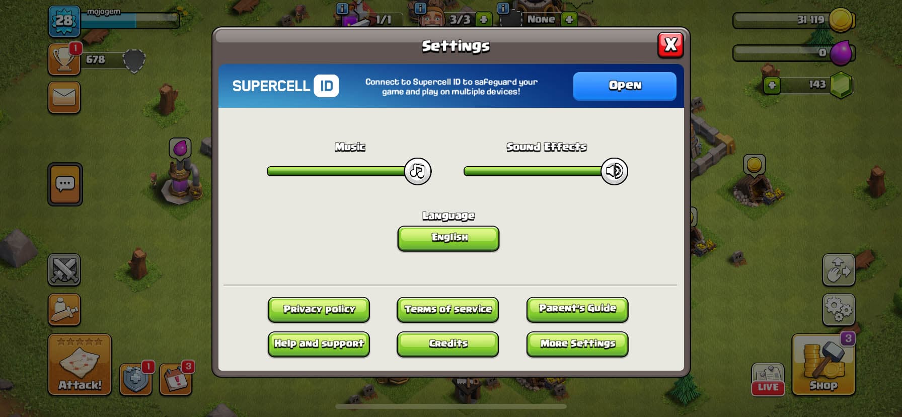 نحوه دریافت کد سوپرسل