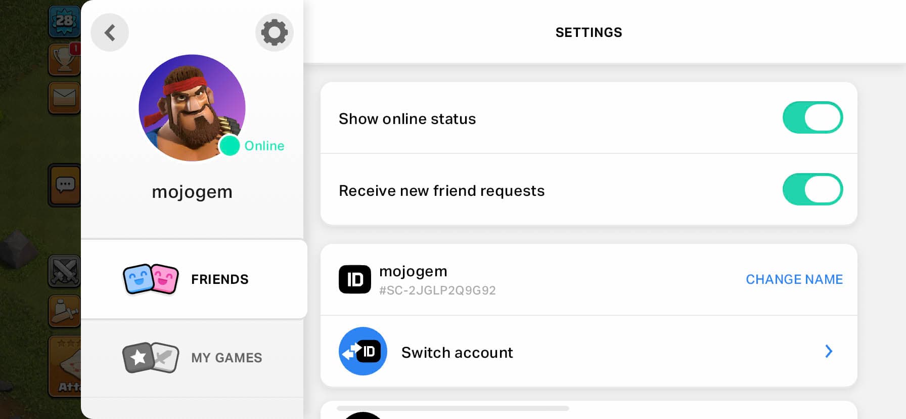 نحوه دریافت کد سوپرسل