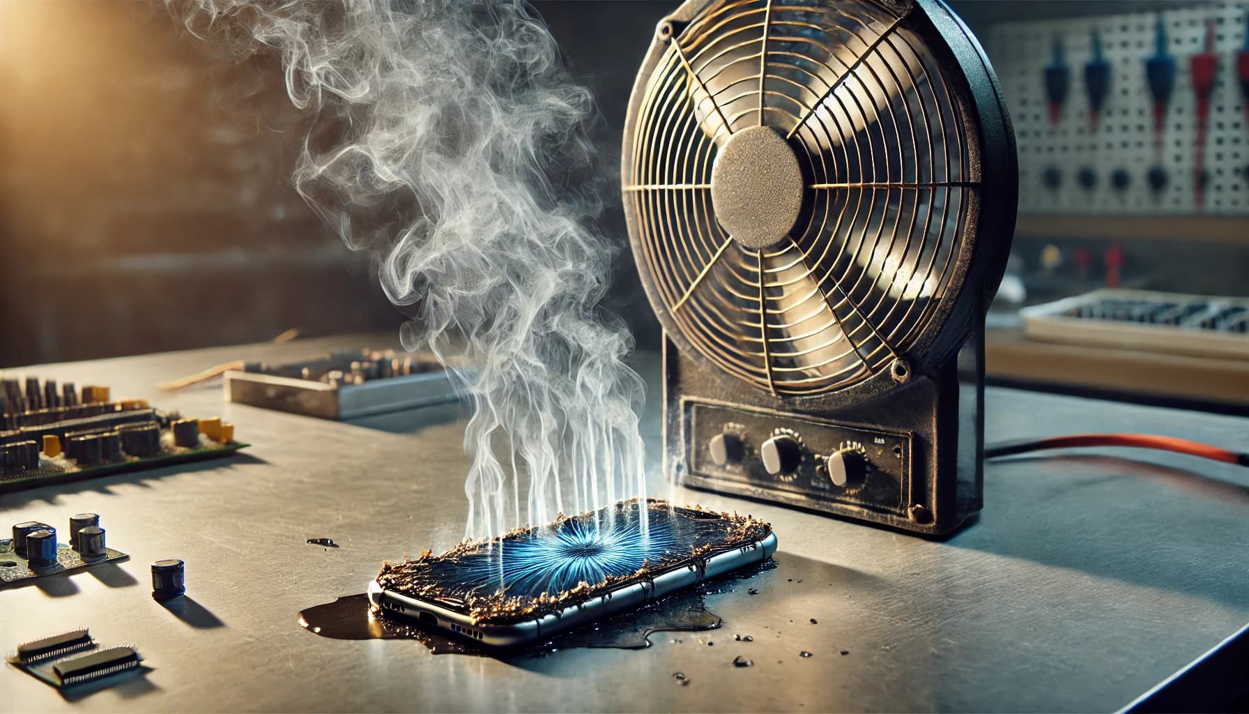 کاهش دمای گوشی