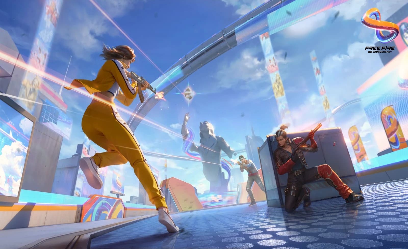 جشن تولد 8 سالگی فری فایر