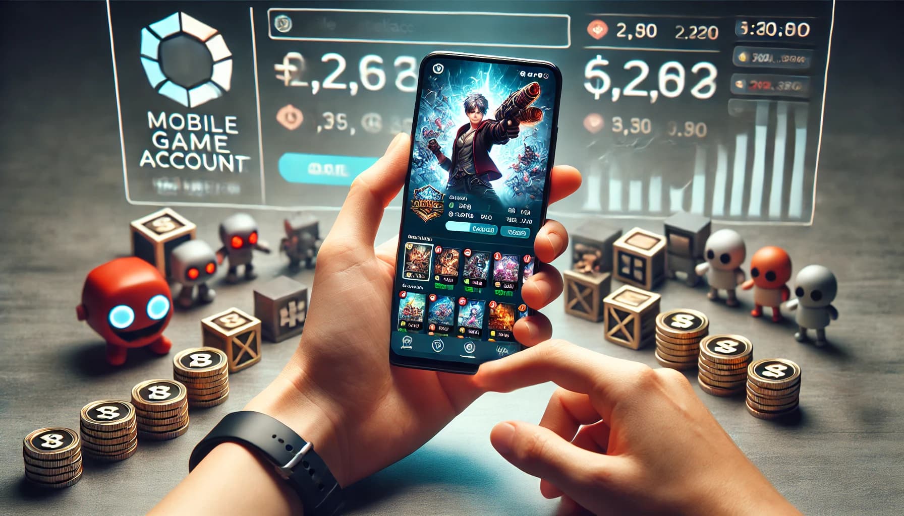 فروش امن اکانت بازی