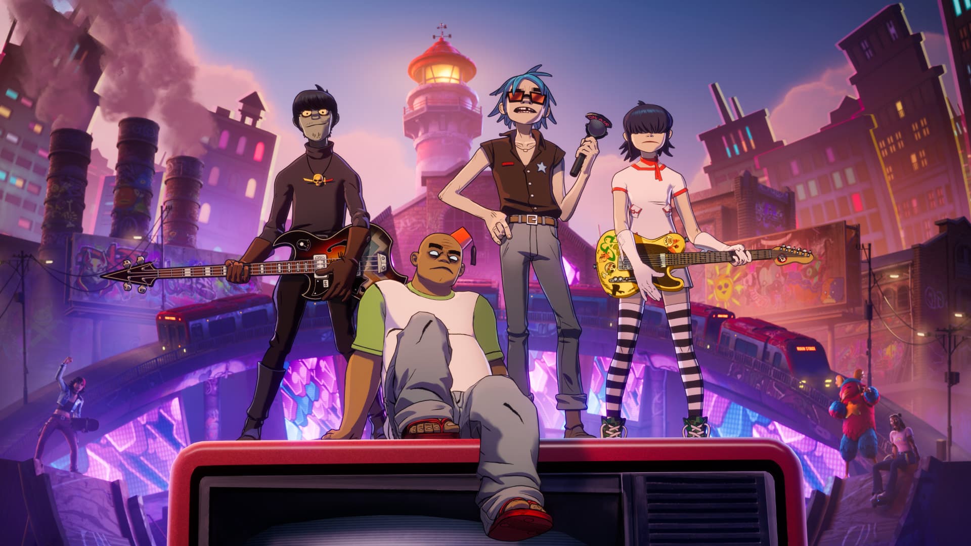 همکاری Fortnite و Gorillaz