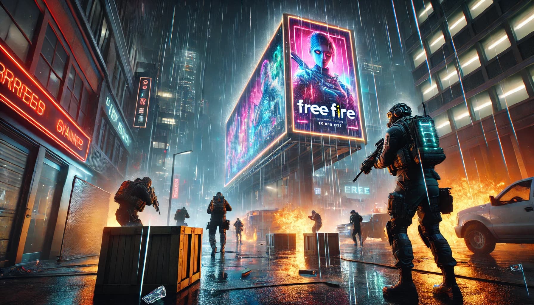 تبلیغات در فری فایر