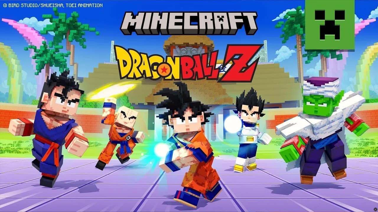 ماینکرفت و دراگون بال زد