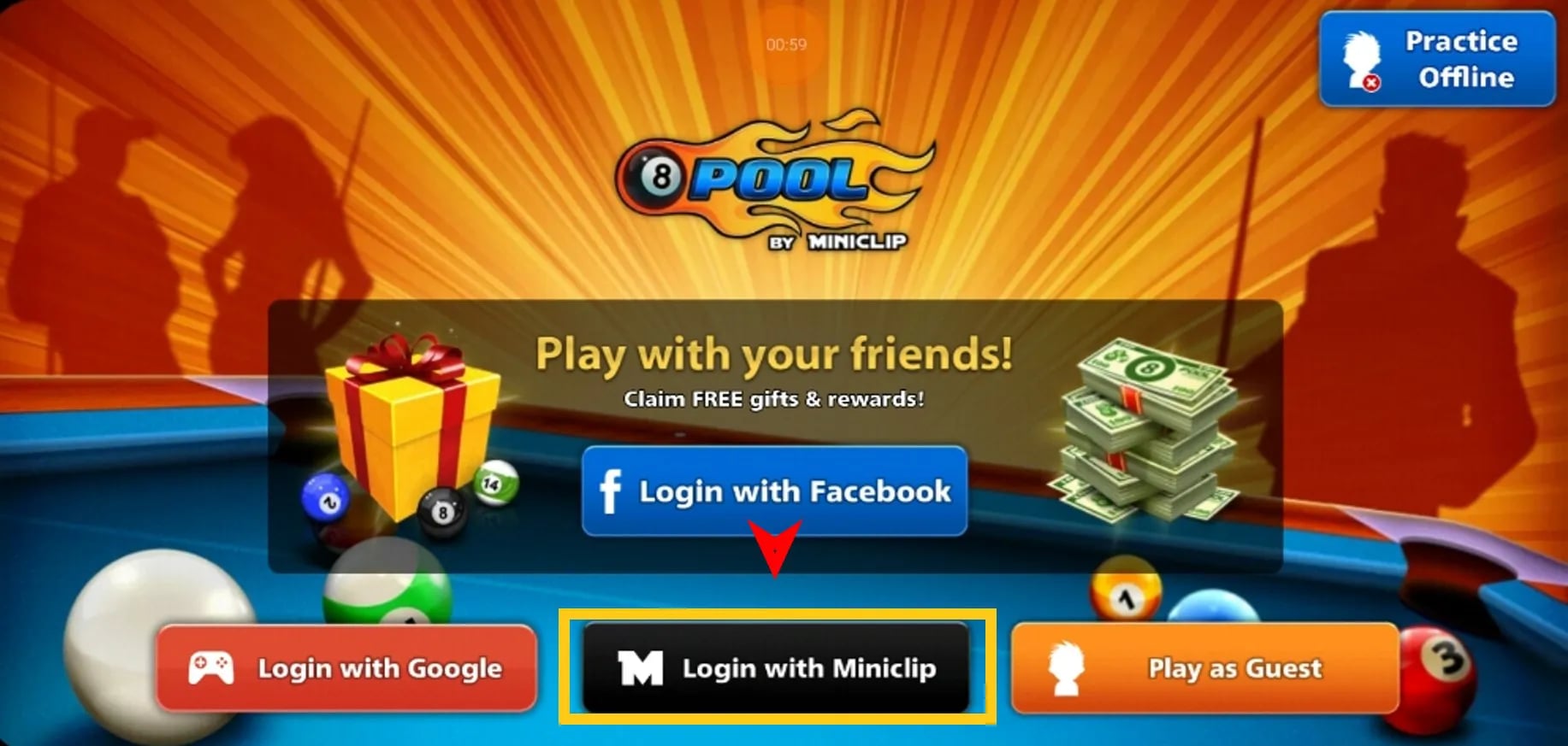 روش دریافت پسورد Miniclip