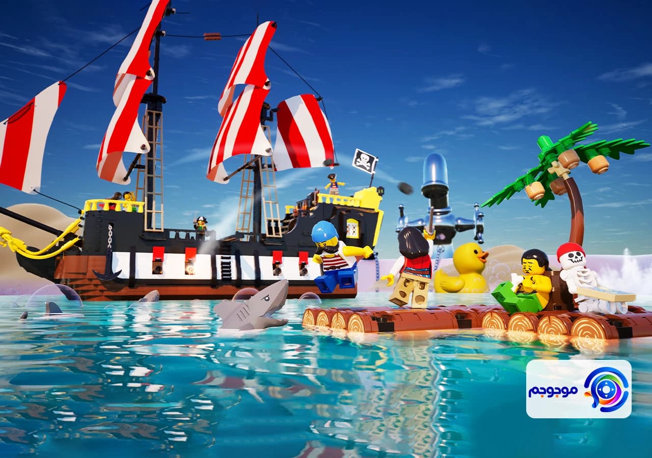 جزایر لگو در فورتنایت + تریلر رسمی ماهیگیری هیولاهای لگو