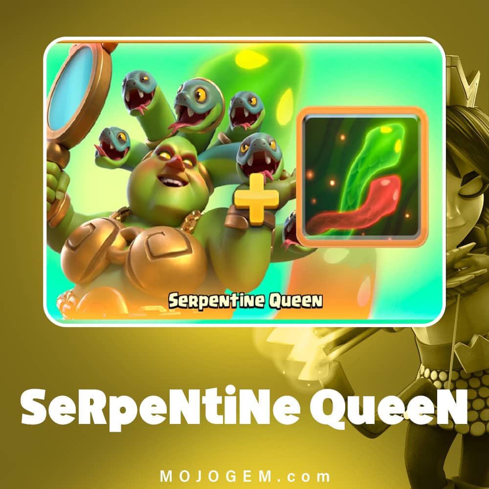 آفر اسکین SeRpeNtiNe QueeN کلش رویال (Clash Royale)