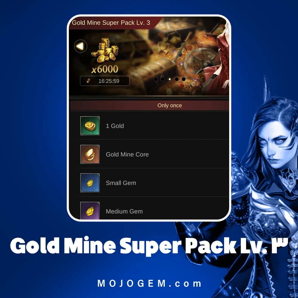 آفر Gold Mine Super Pack Lv. 3 کلش اف امپایرز