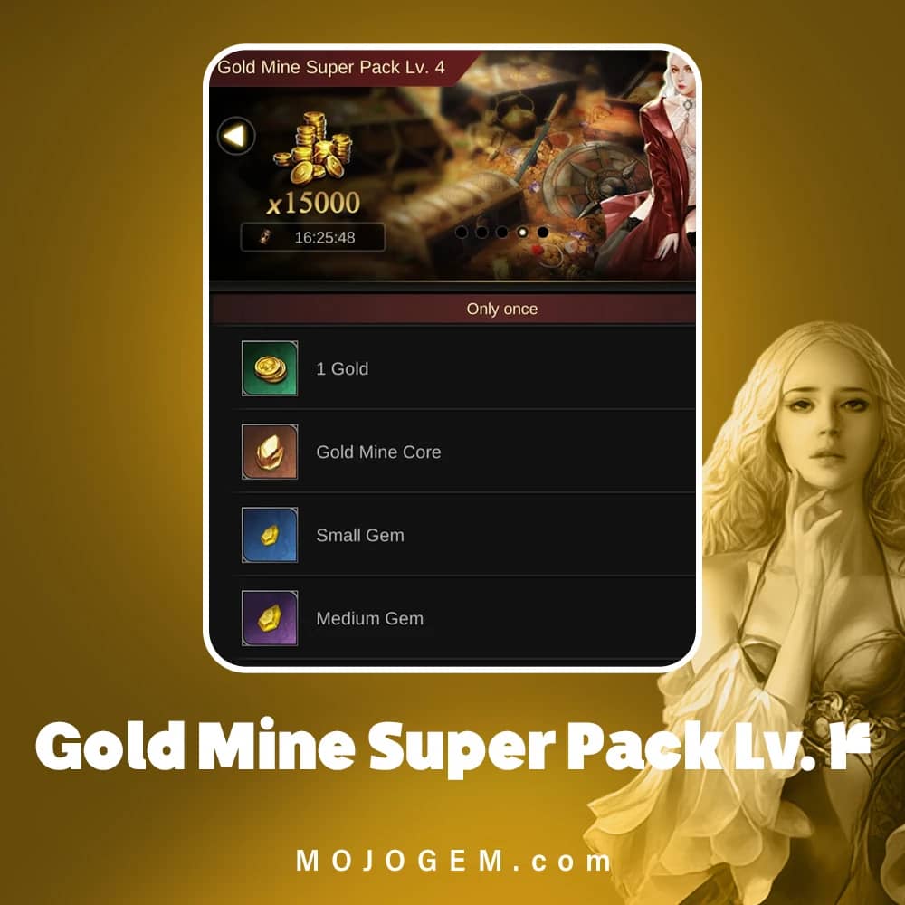 آفر Gold Mine Super Pack Lv. 4 کلش اف امپایرز