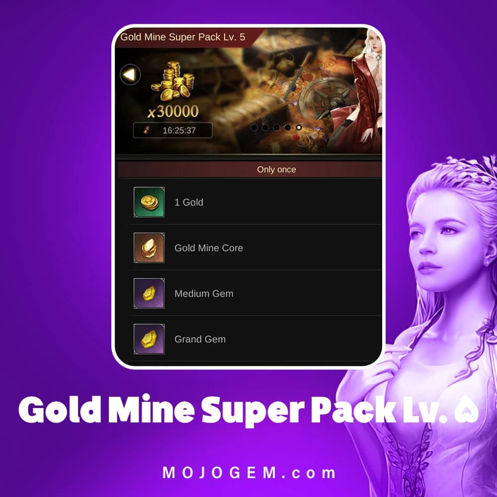 آفر Gold Mine Super Pack Lv. 5 کلش اف امپایرز
