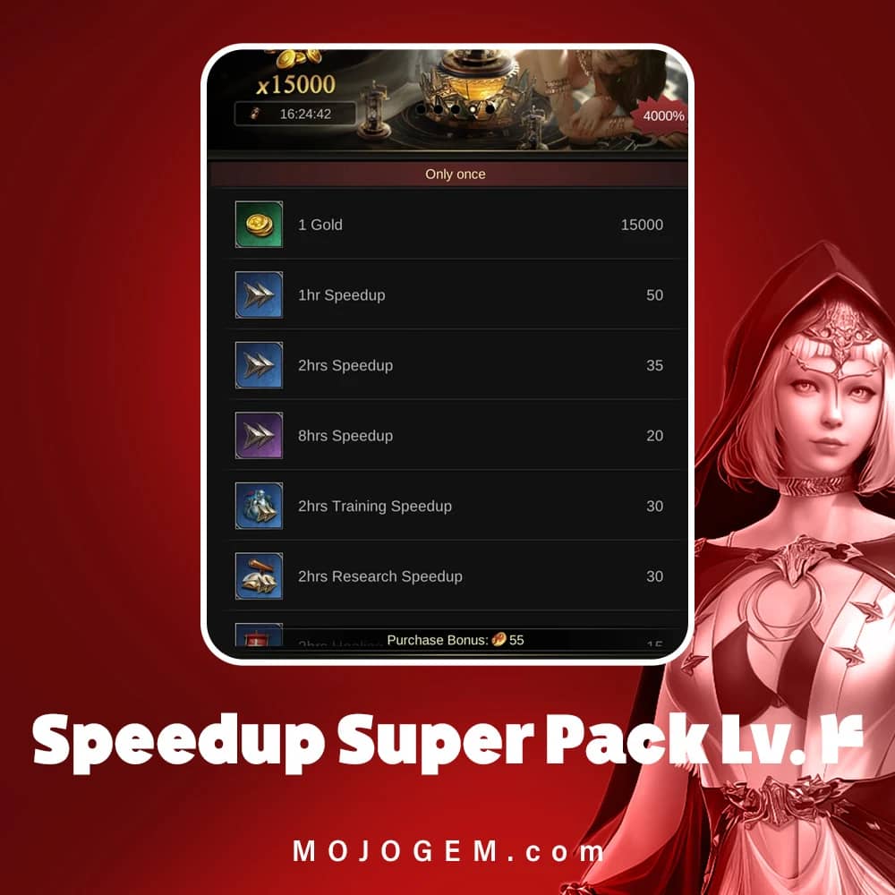 آفر Speedup Super Pack Lv. 4 کلش اف امپایرز