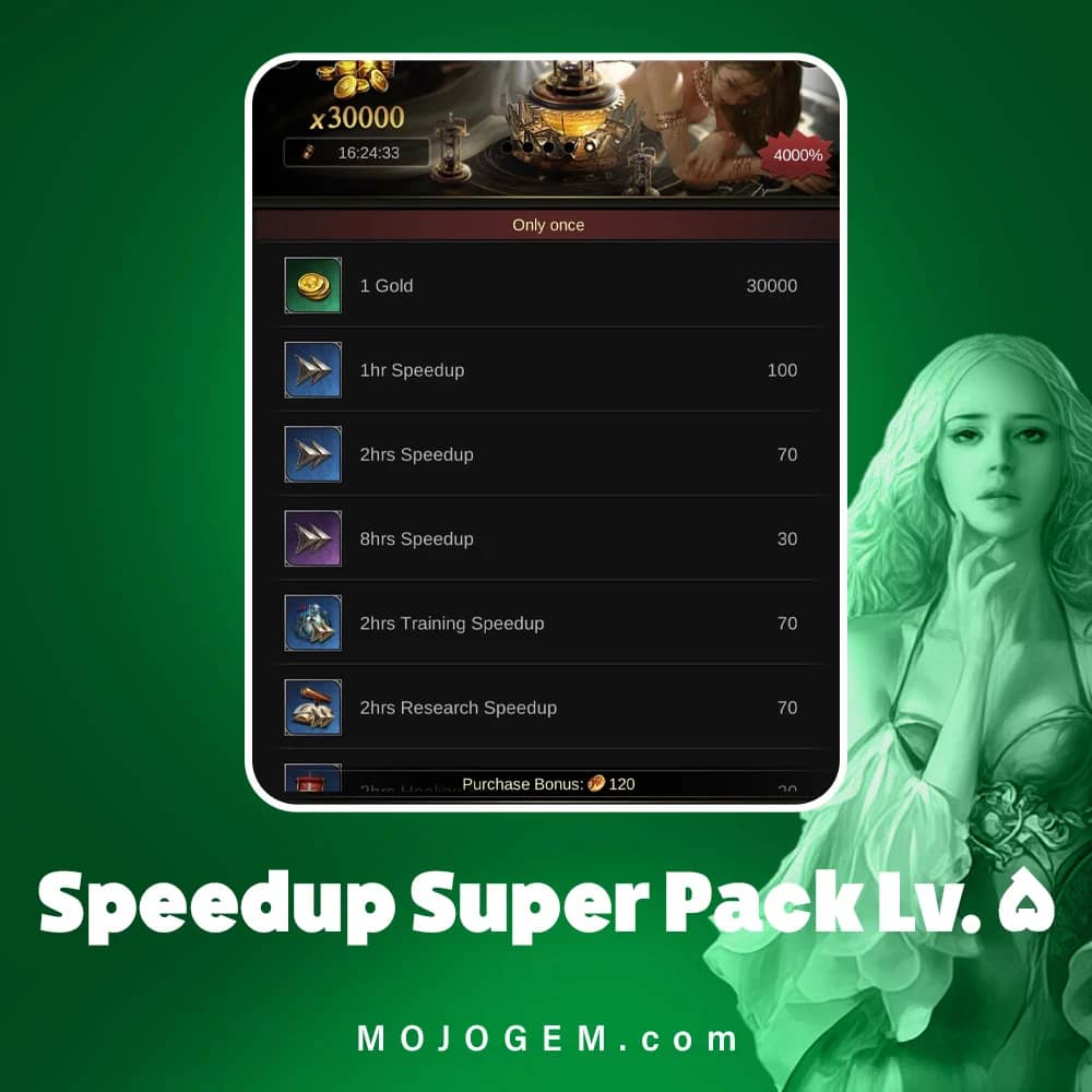آفر Speedup Super Pack Lv. 5 کلش اف امپایرز