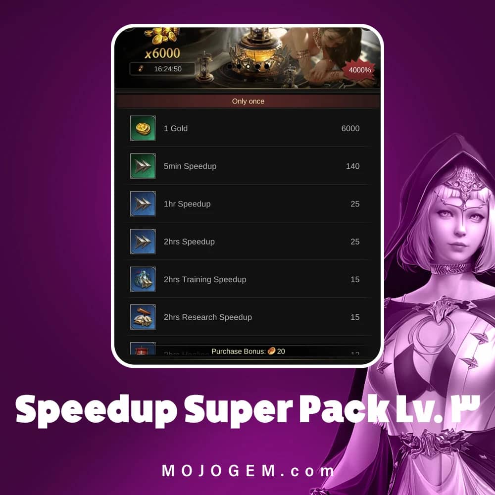 آفر Speedup Super Pack Lv. 3 کلش اف امپایرز