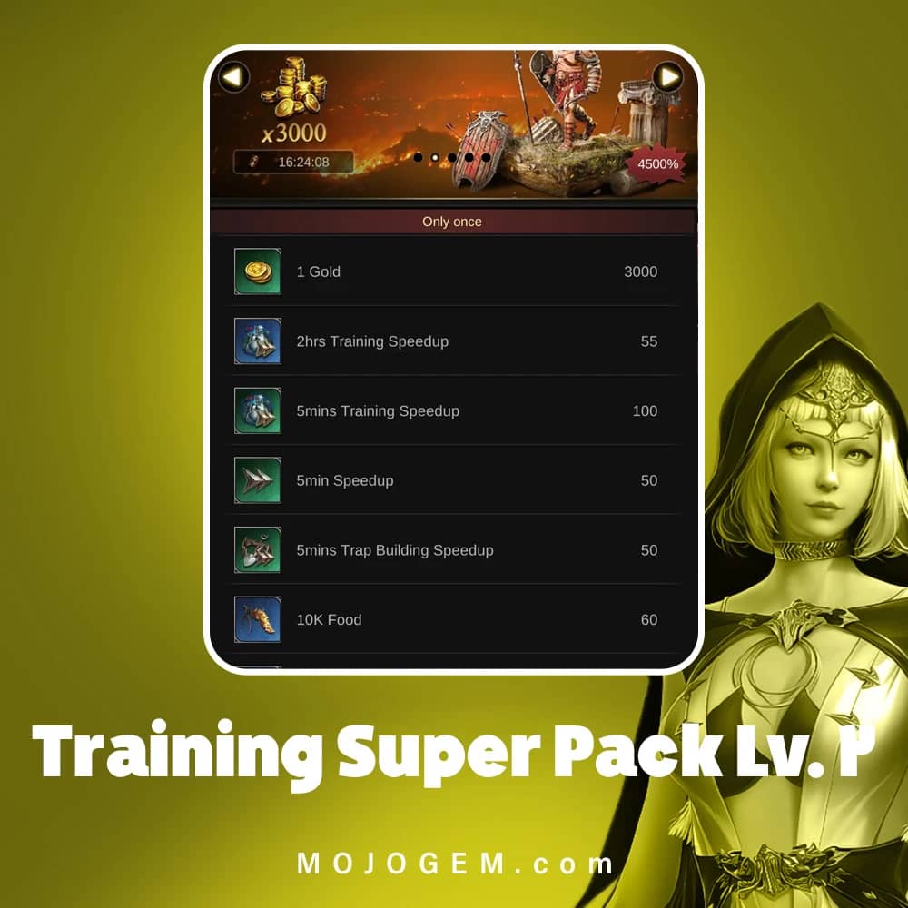 آفر Training Super Pack Lv. 2 کلش اف امپایرز