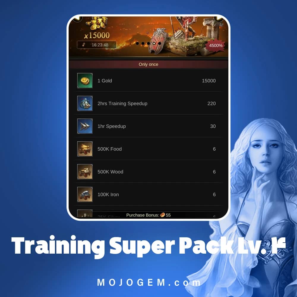 آفر Training Super Pack Lv. 4 کلش اف امپایرز