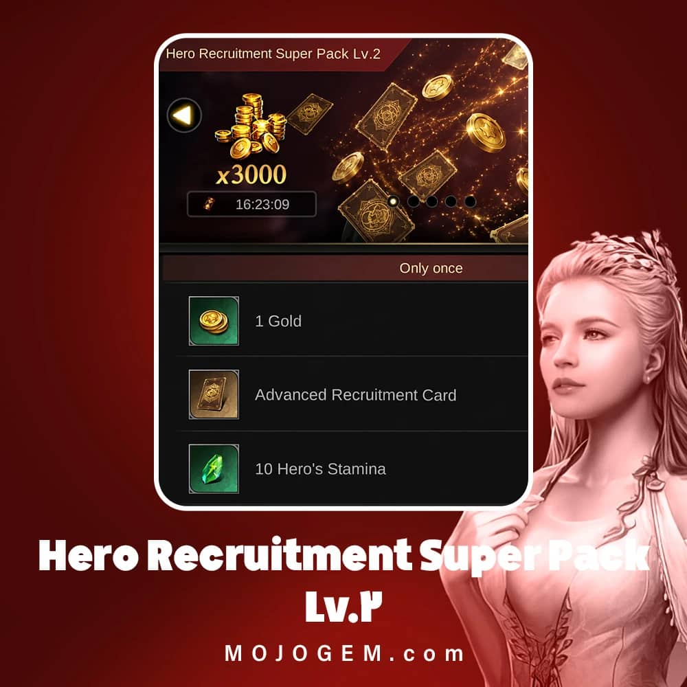 آفر Hero Recruitment Super Pack Lv.2 کلش اف امپایرز