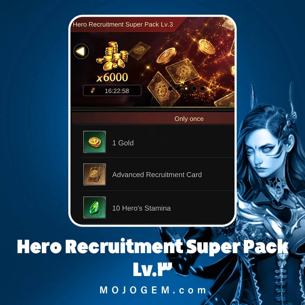 آفر Hero Recruitment Super Pack Lv.3 کلش اف امپایرز