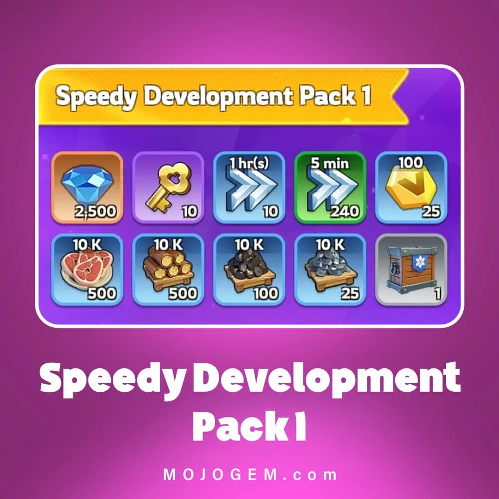 آفر Speedy Development Pack 1 وایت اوت سروایول